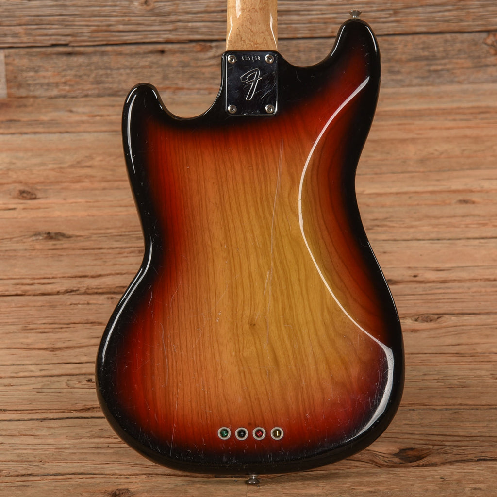 Fender Mustang Bass Sunburst 1976 - View 3 | MusicMarket