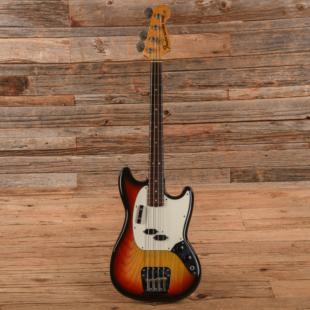 Fender Mustang Bass Sunburst 1976 - View 4 | MusicMarket