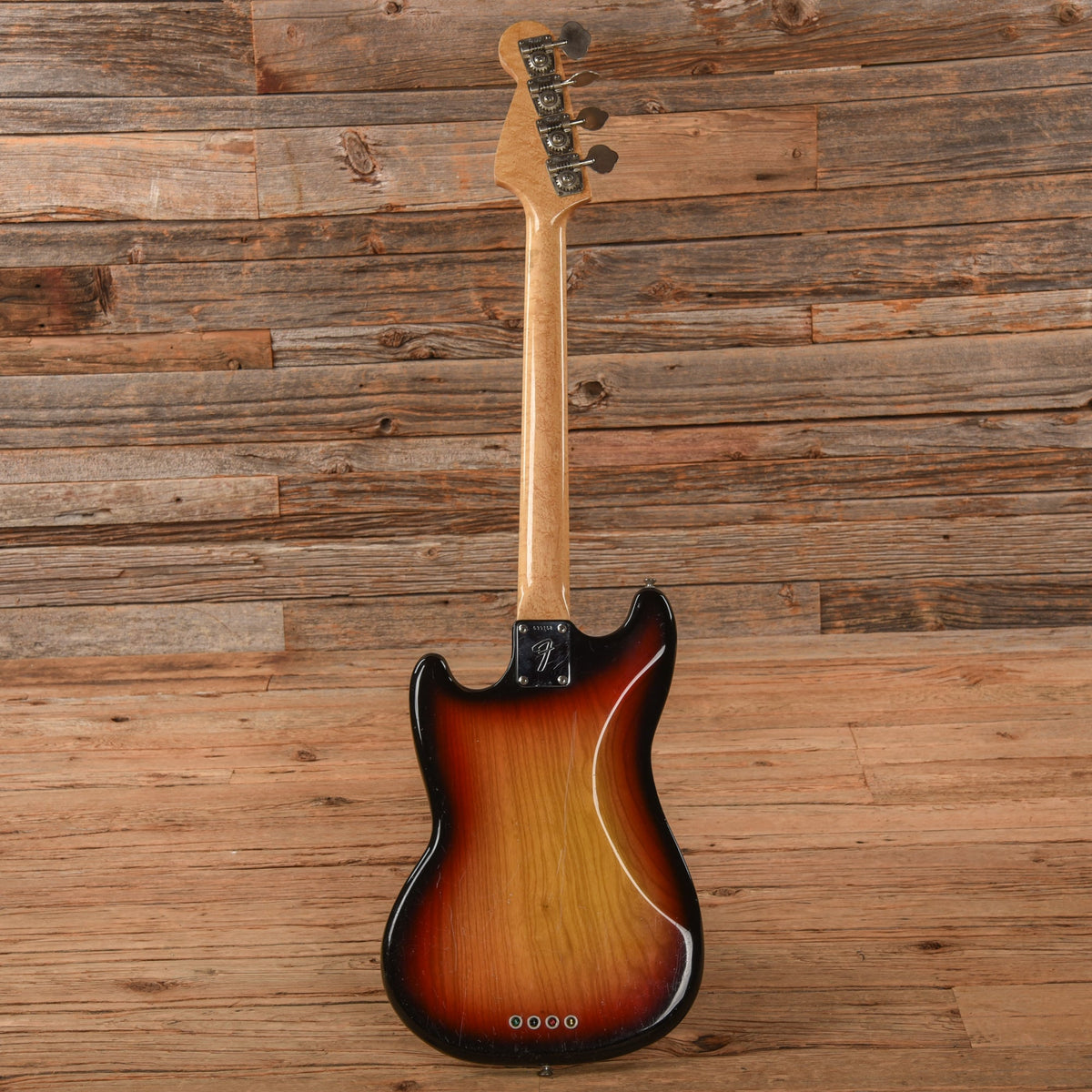 Fender Mustang Bass Sunburst 1976 - View 5 | MusicMarket