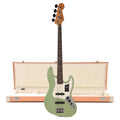 Fender Player II Jazz Bass RW Birch Green and Pacific Peach Hardshell Case Bundle - MusicMarket