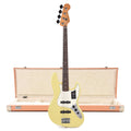 Fender Player II Jazz Bass RW Hialeah Yellow and Pacific Peach Hardshell Case Bundle - MusicMarket