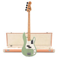 Fender Player II Precision Bass MN Birch Green and Pacific Peach Hardshell Case Bundle - MusicMarket
