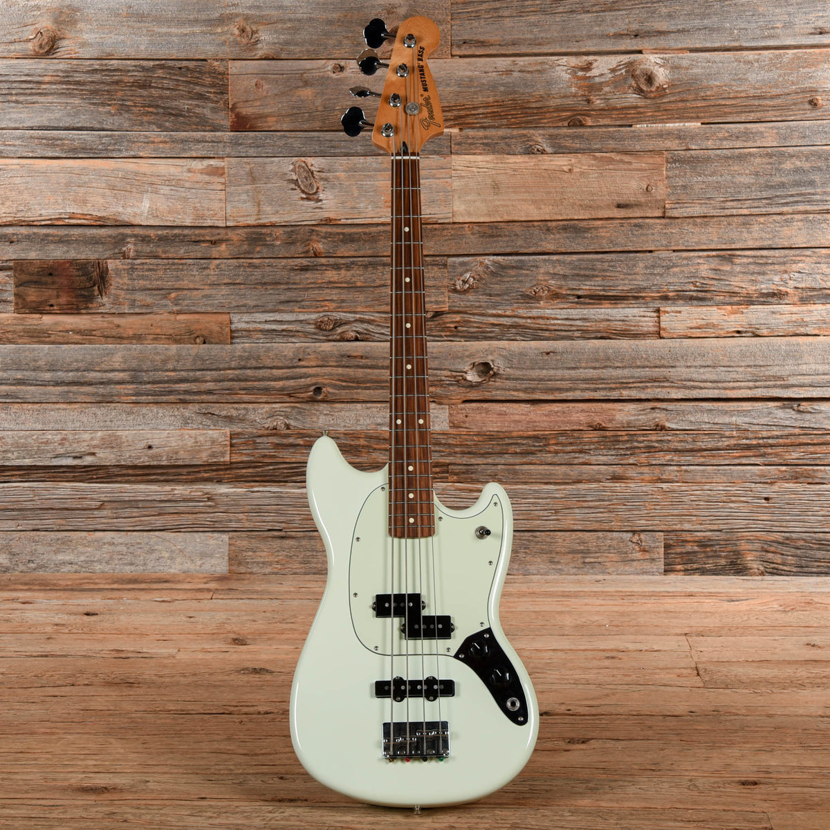 Fender Player Mustang Bass PJ White 2018 - View 4 | MusicMarket