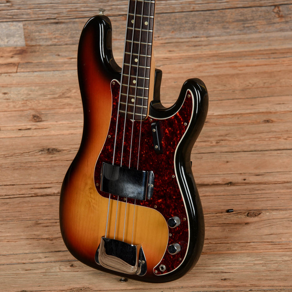 Fender Precision Bass Sunburst 1972 - View 2 | MusicMarket