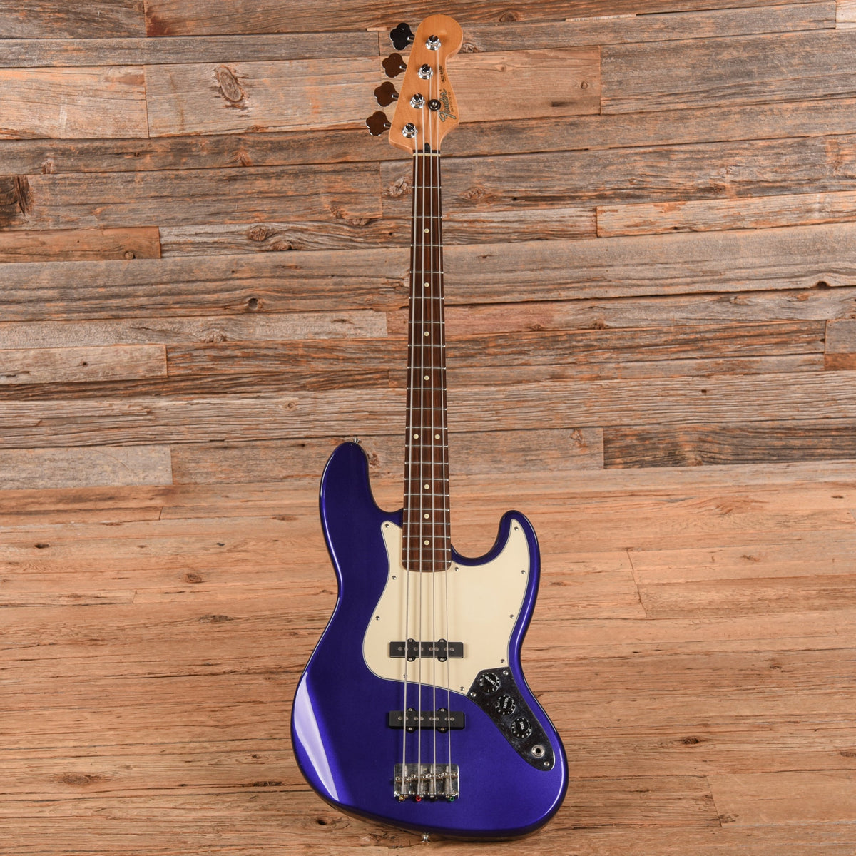 Fender Standard Jazz Bass Electron Blue 2000 - View 4 | MusicMarket