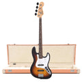 Fender Standard Jazz Bass LRL 3-Color Sunburst and Pacific Peach Hardshell Case Bundle - MusicMarket