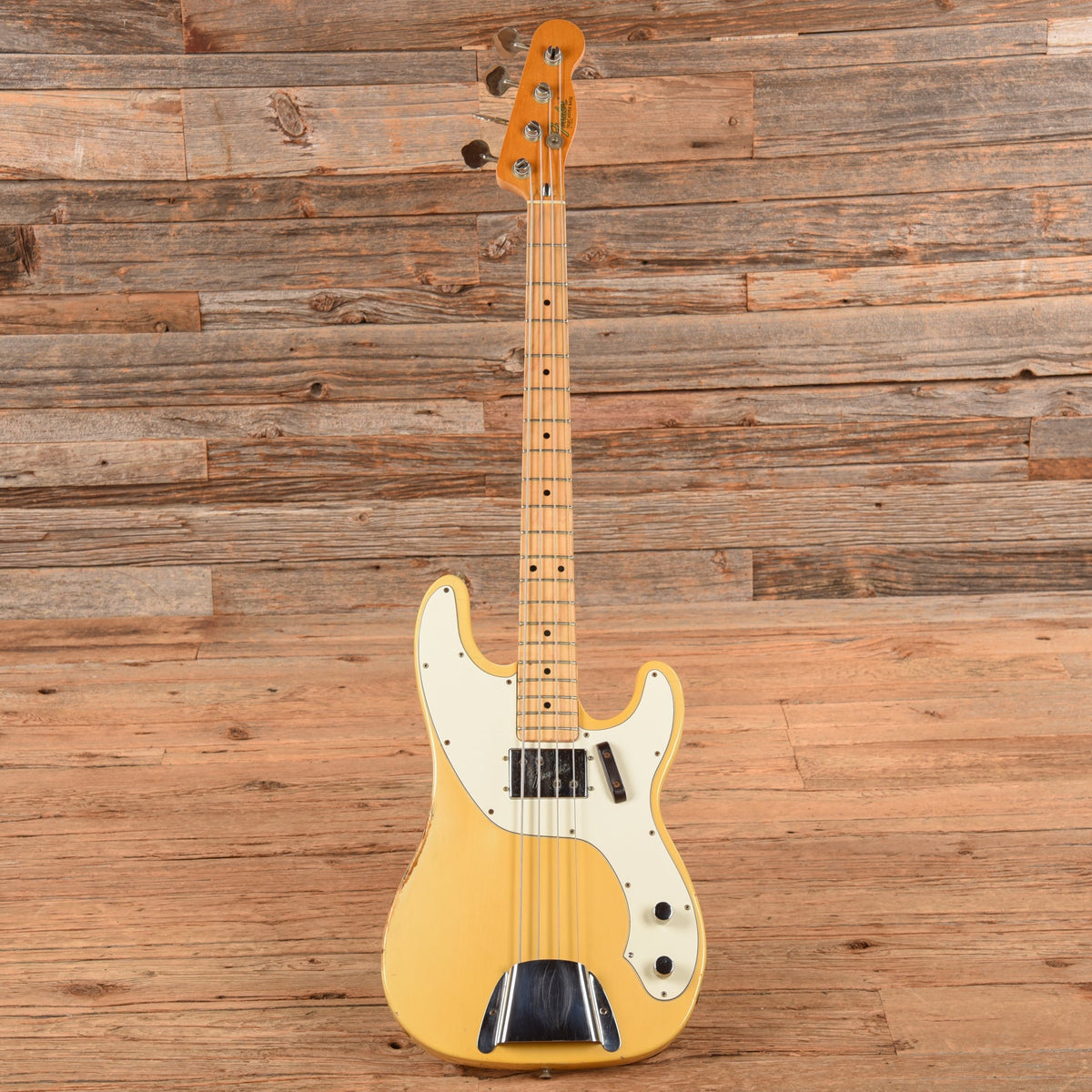 Fender Telecaster Bass Blonde 1972 - Dave Amato of REO Speedwagon - View 4 | MusicMarket