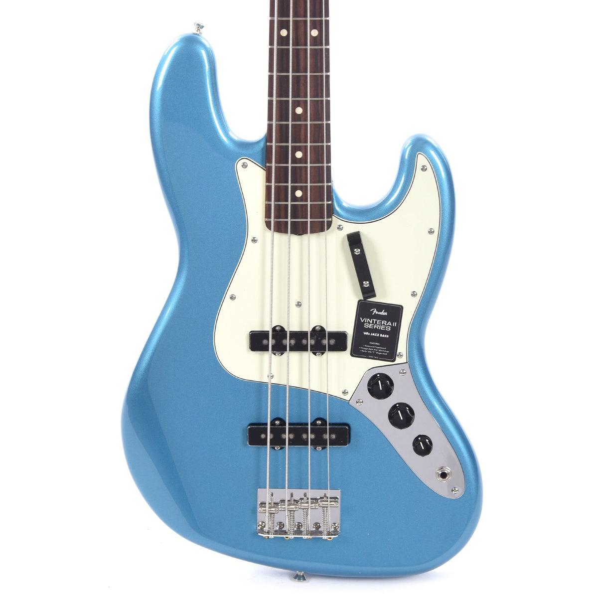 Fender Vintera II 60s Jazz Bass Lake Placid Blue - MusicMarket