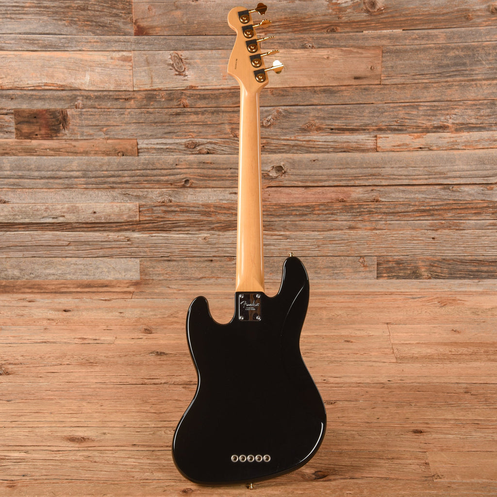 Fender American Standard Jazz Bass V Black 1998 - View 5 | MusicMarket