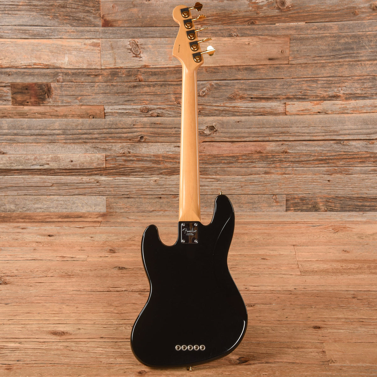 Fender American Standard Jazz Bass V Black 1998 - View 5 | MusicMarket