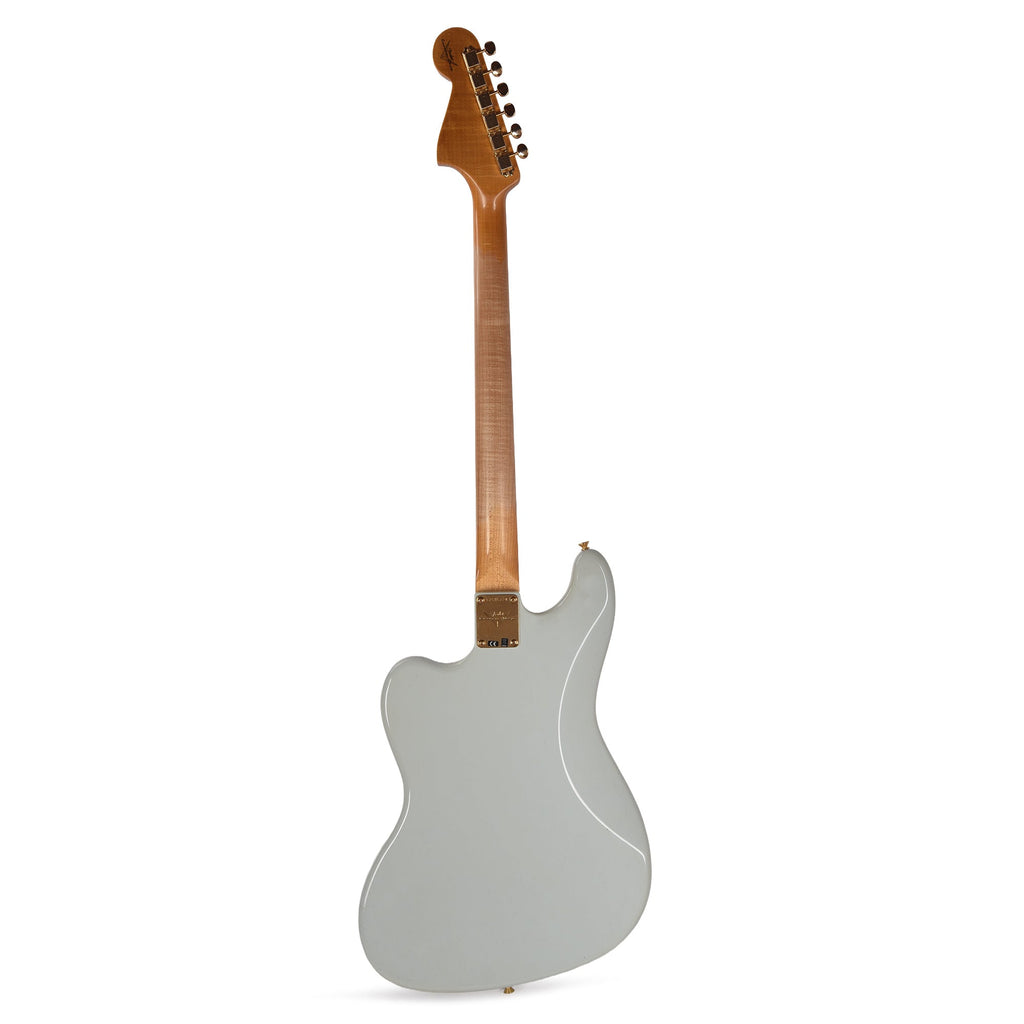 Fender Custom Shop 1966 Bass VI Journeyman Relic Faded Aged Sonic Blue - View 5 | MusicMarket