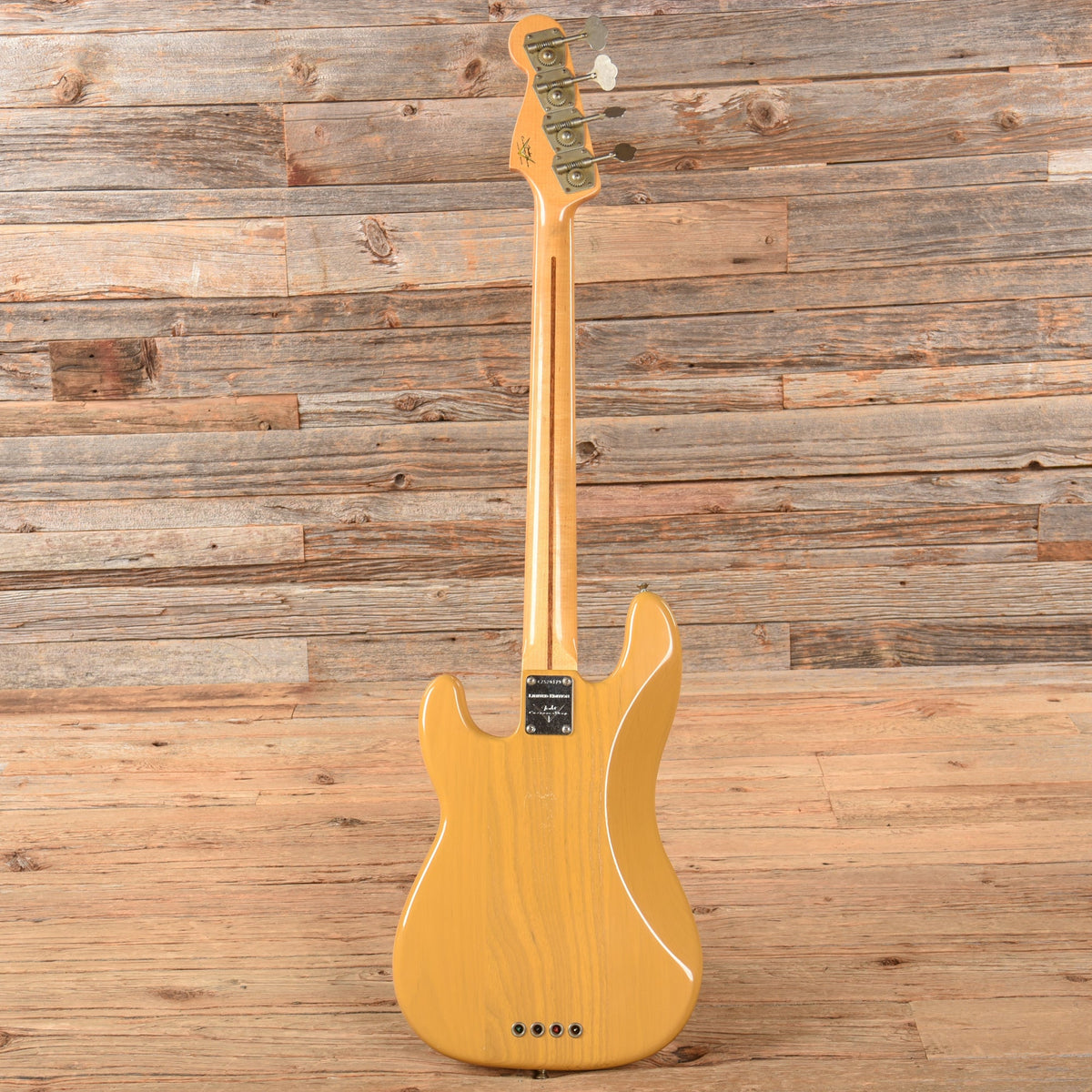 Fender Custom Shop '57 Duotone Precision Bass Blonde 2012 - View 5 | MusicMarket