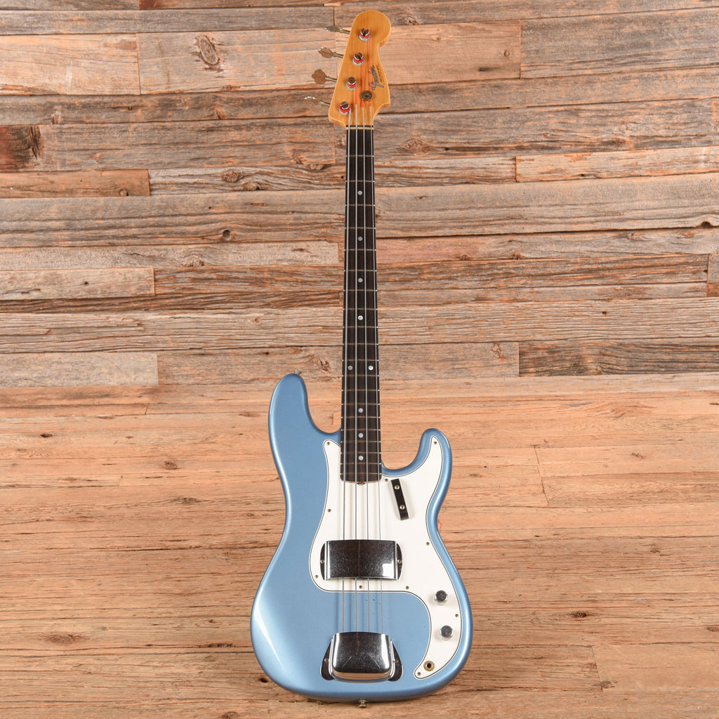 Fender Custom Shop 66 Precision Bass Journeyman Relic Lake Placid Blue 2024 - View 4 | MusicMarket