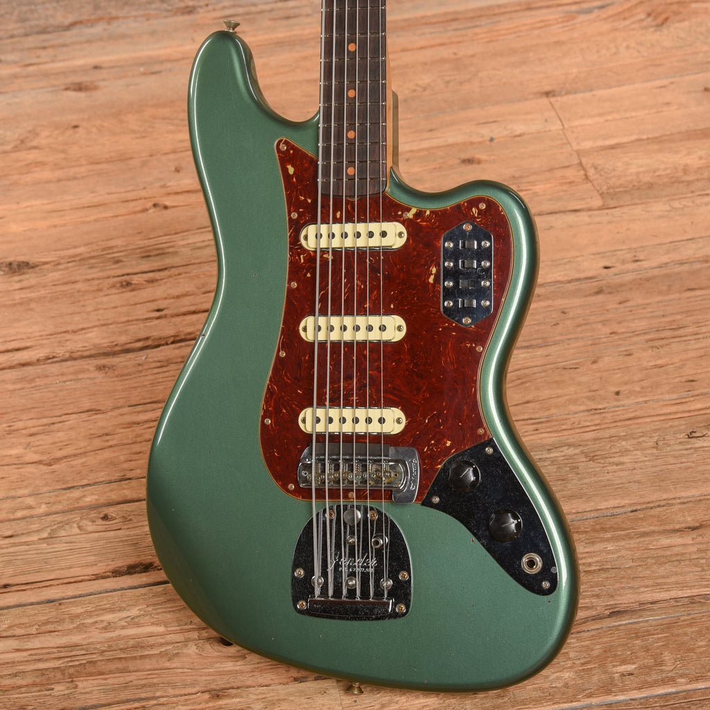 Fender Custom Shop Bass VI Aged Sherwood Green Metaliic 2023 - View 2 | MusicMarket
