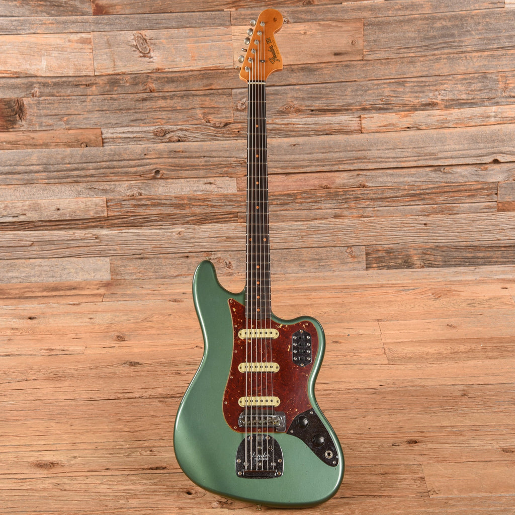 Fender Custom Shop Bass VI Aged Sherwood Green Metaliic 2023 - View 4 | MusicMarket