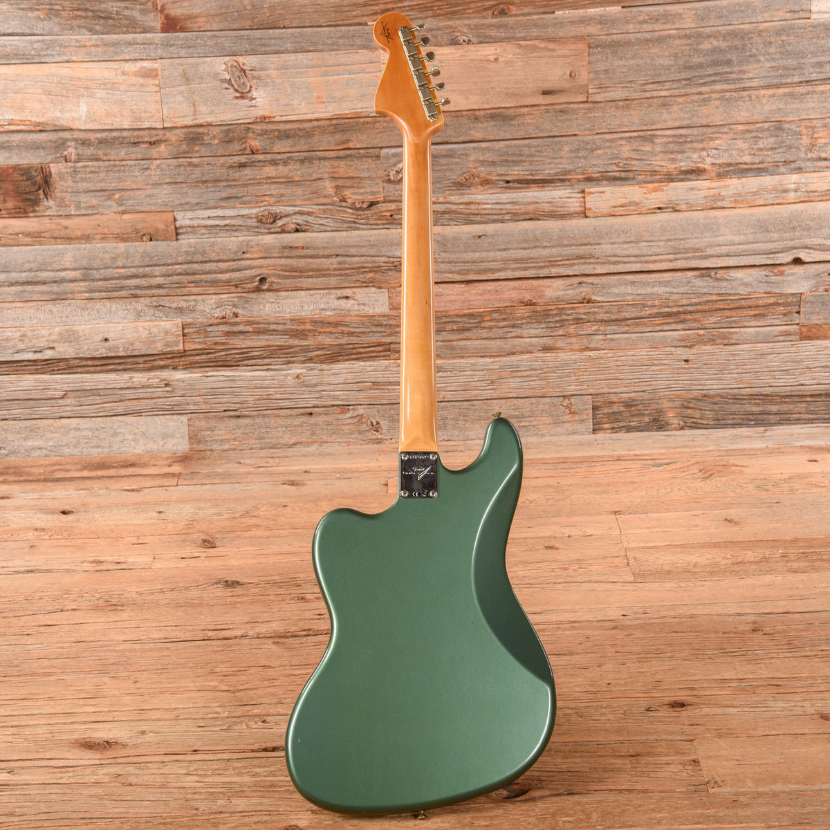 Fender Custom Shop Bass VI Aged Sherwood Green Metaliic 2023 - View 5 | MusicMarket