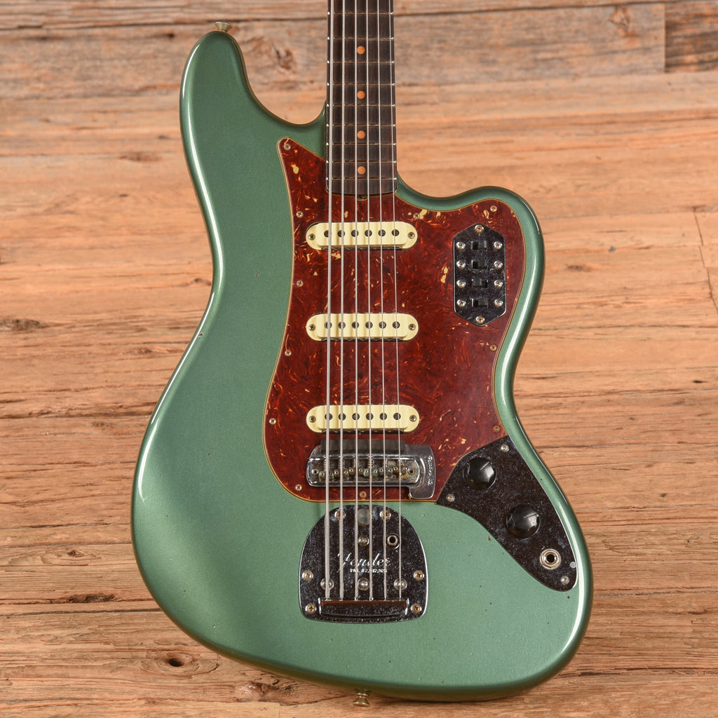 Fender Custom Shop Bass VI Aged Sherwood Green Metaliic 2023 - MusicMarket