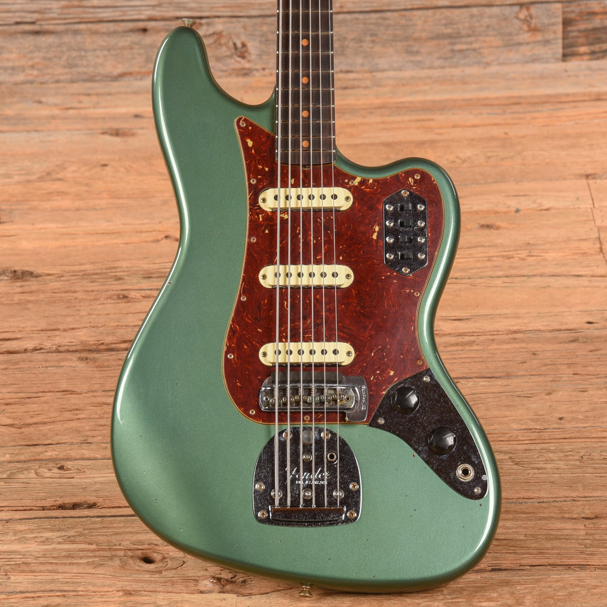 Fender Custom Shop Bass VI Aged Sherwood Green Metaliic 2023 - MusicMarket
