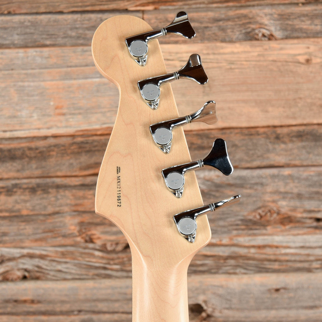 Fender Deluxe Active Jazz Bass V Brown Sunburst 2012 - View 7 | MusicMarket