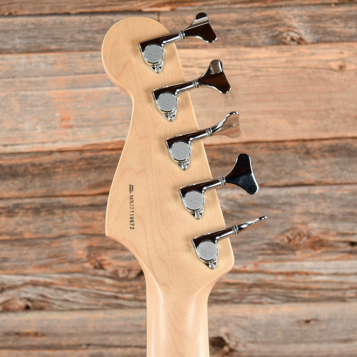 Fender Deluxe Active Jazz Bass V Brown Sunburst 2012 - View 7 | MusicMarket