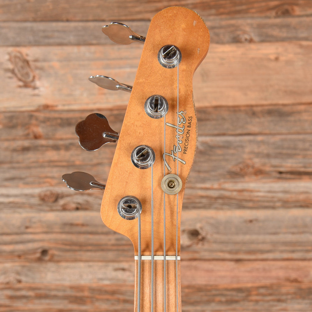 Fender Mike Dirnt Road Worn Artist Series Signature Precision Bass White Blonde 2018 - View 6 | MusicMarket