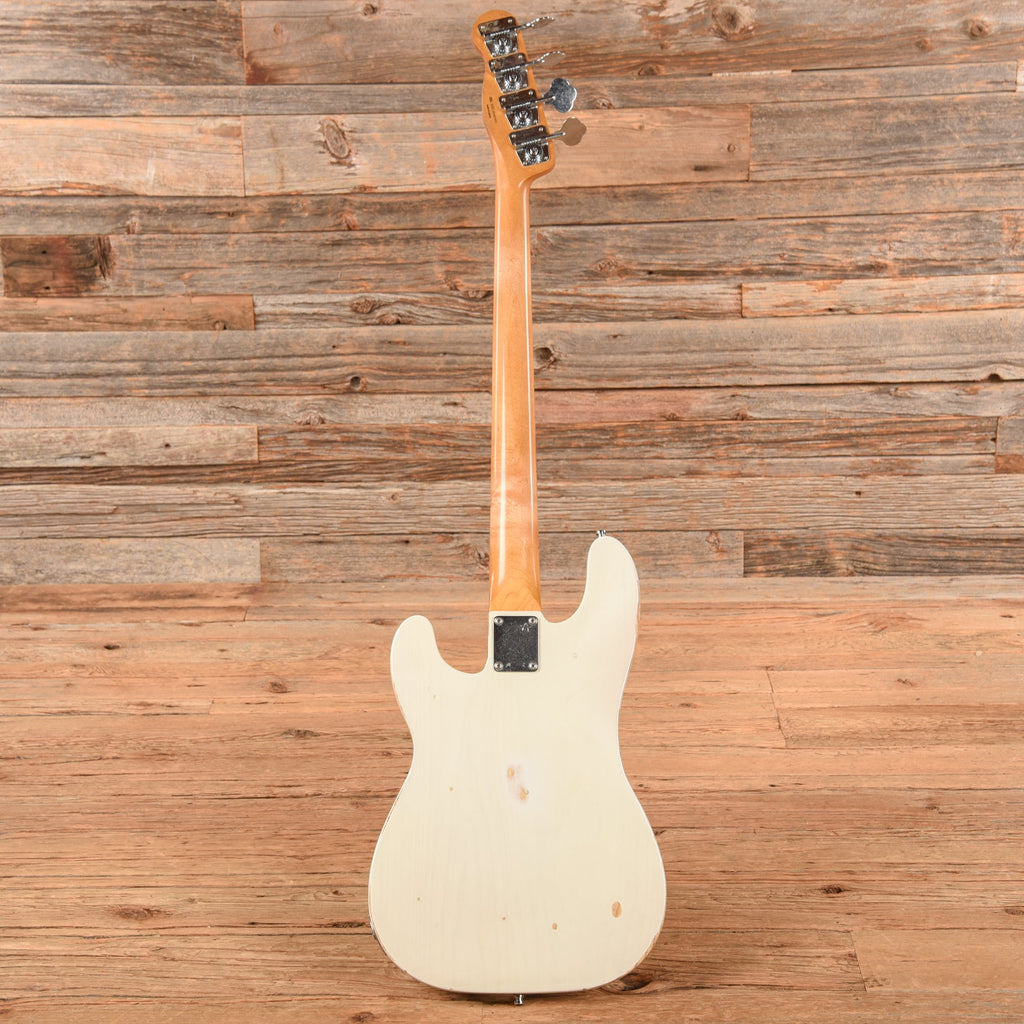 Fender Mike Dirnt Road Worn Artist Series Signature Precision Bass White Blonde 2018 - View 5 | MusicMarket