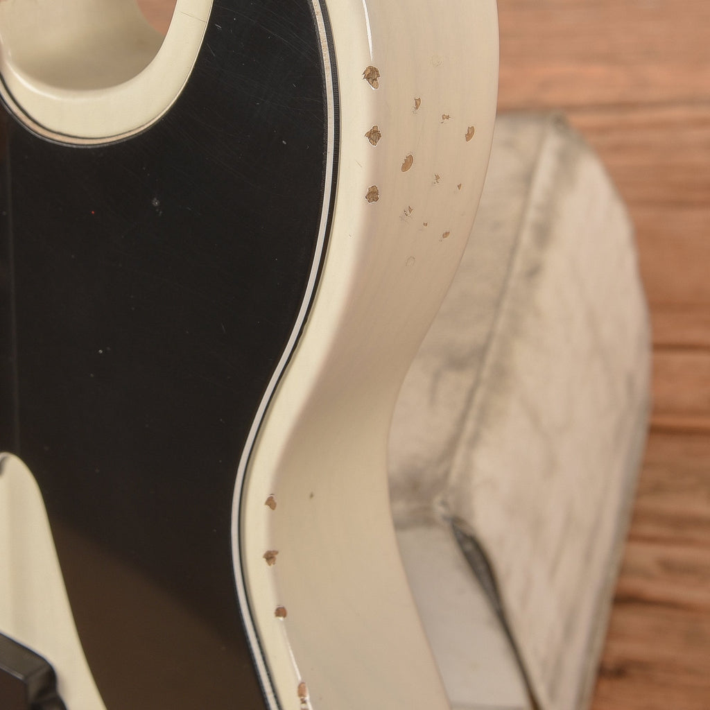 Fender Mike Dirnt Road Worn Artist Series Signature Precision Bass White Blonde 2018 - View 11 | MusicMarket