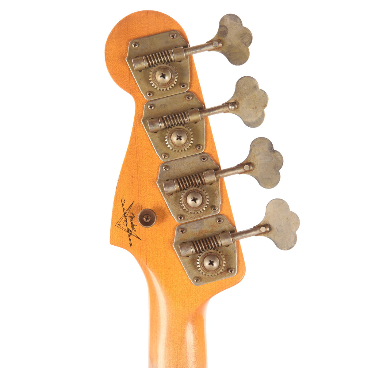 Fender Custom Shop 1960 Precision Bass Relic Super Faded Aged Charcoal Frost Metallic - View 7 | MusicMarket