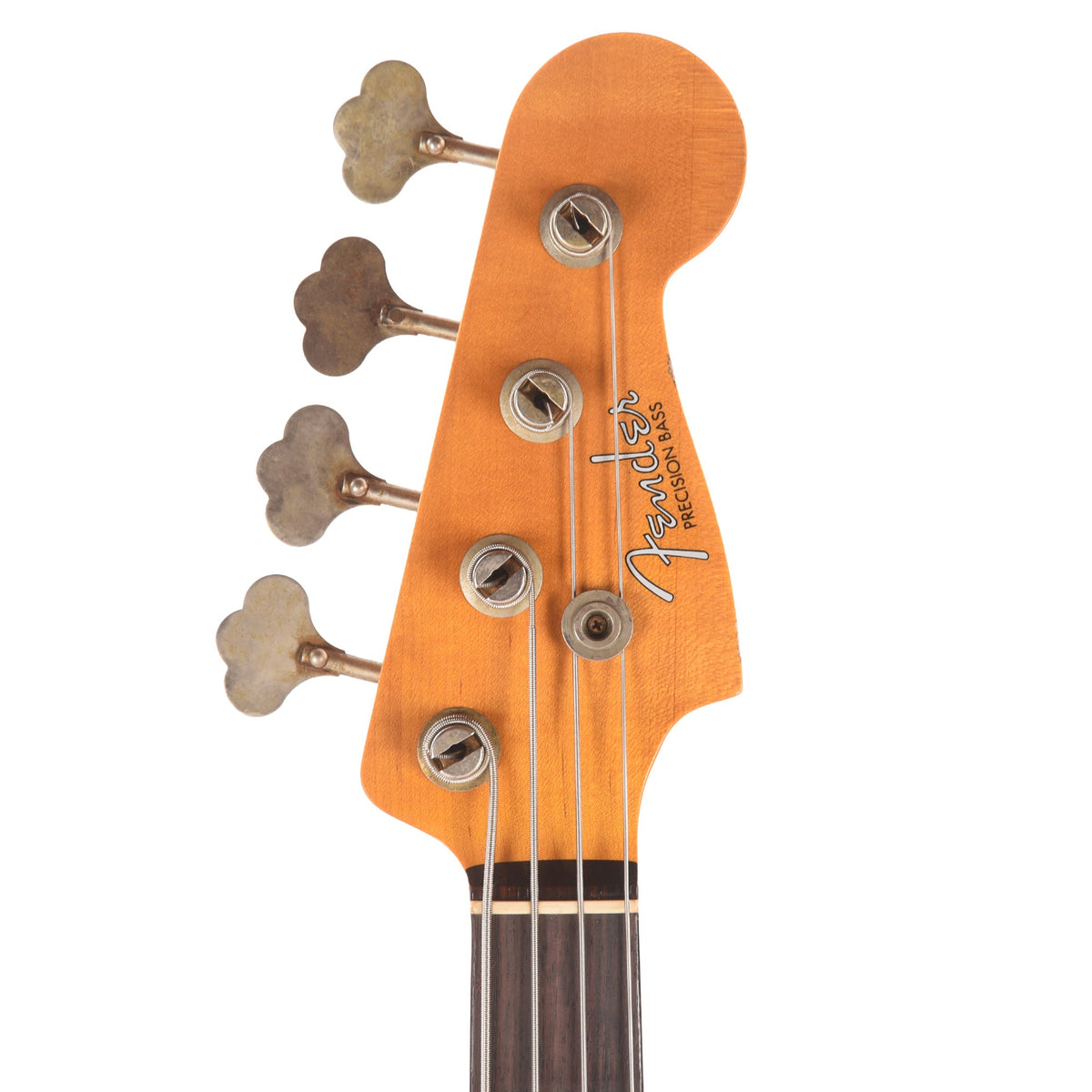 Fender Custom Shop 1960 Precision Bass Relic Super Faded Aged Charcoal Frost Metallic - View 6 | MusicMarket
