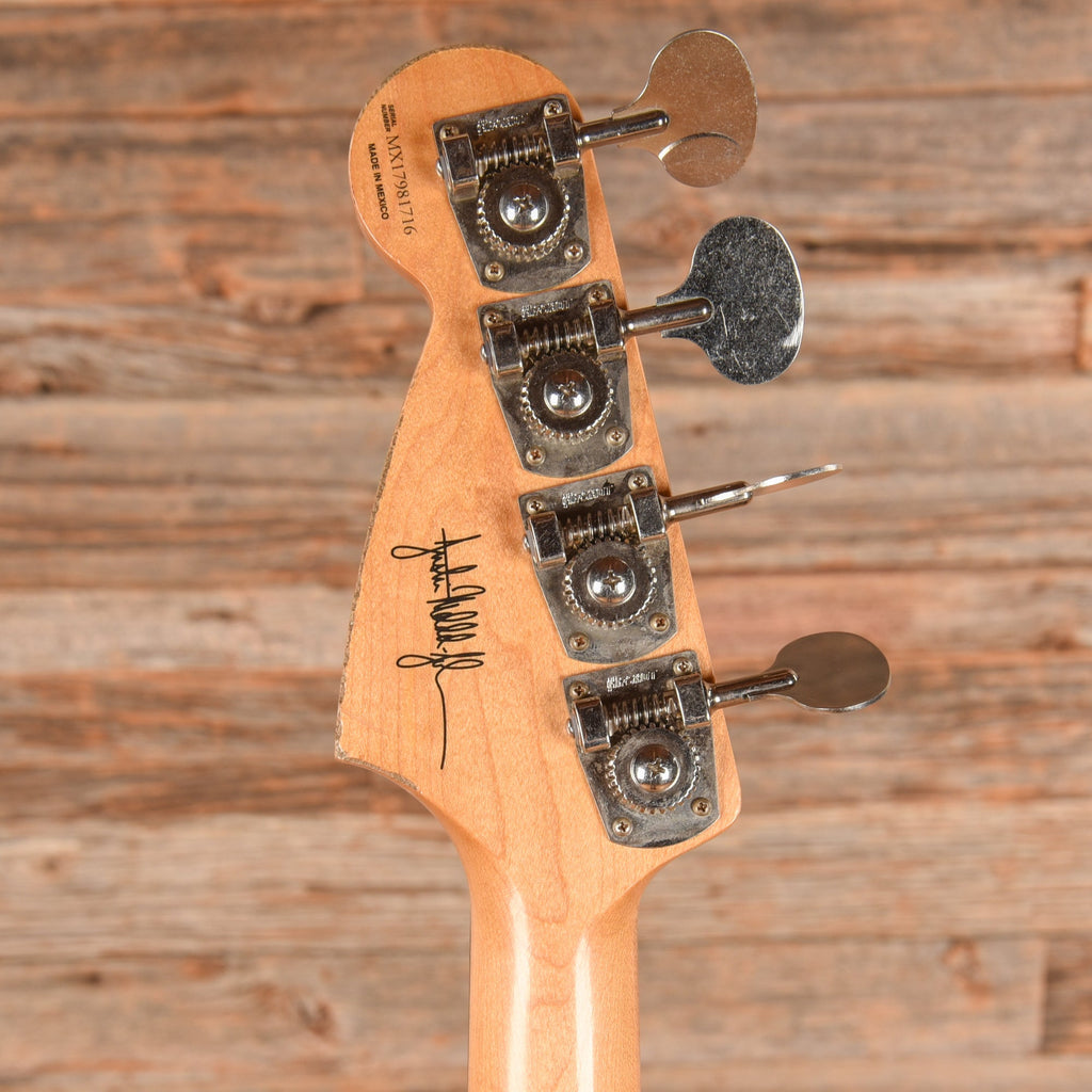 Fender Justin Meldal-Johnsen Road Worn Signature Mustang Bass Black 2017 - View 7 | MusicMarket