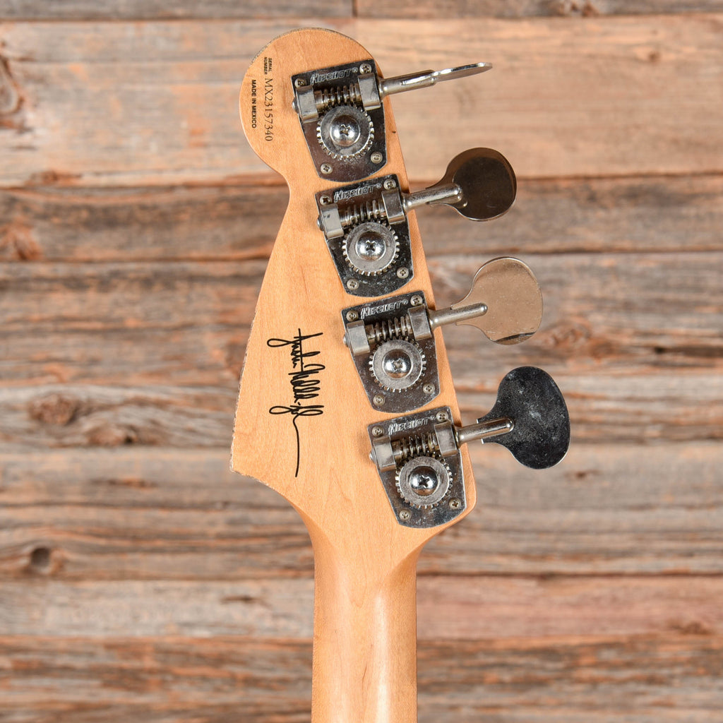Fender Justin Meldal Johnson Road Worn Signature Mustang Bass Black 2023 - View 7 | MusicMarket