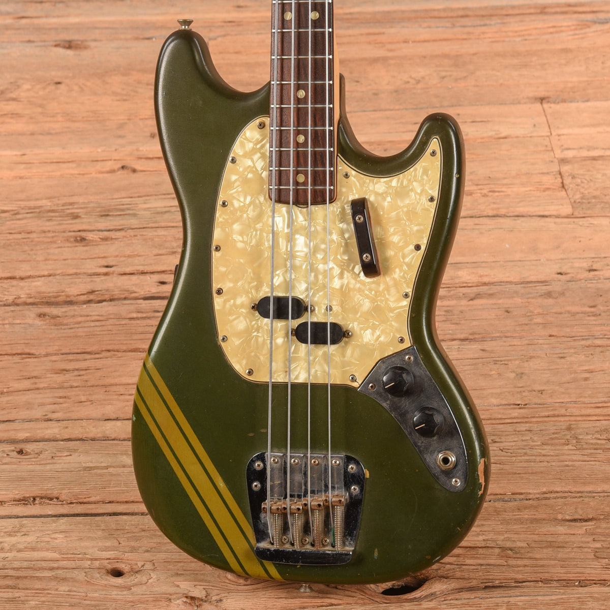 Fender Mustang Bass Competition Blue 1971 - View 2 | MusicMarket
