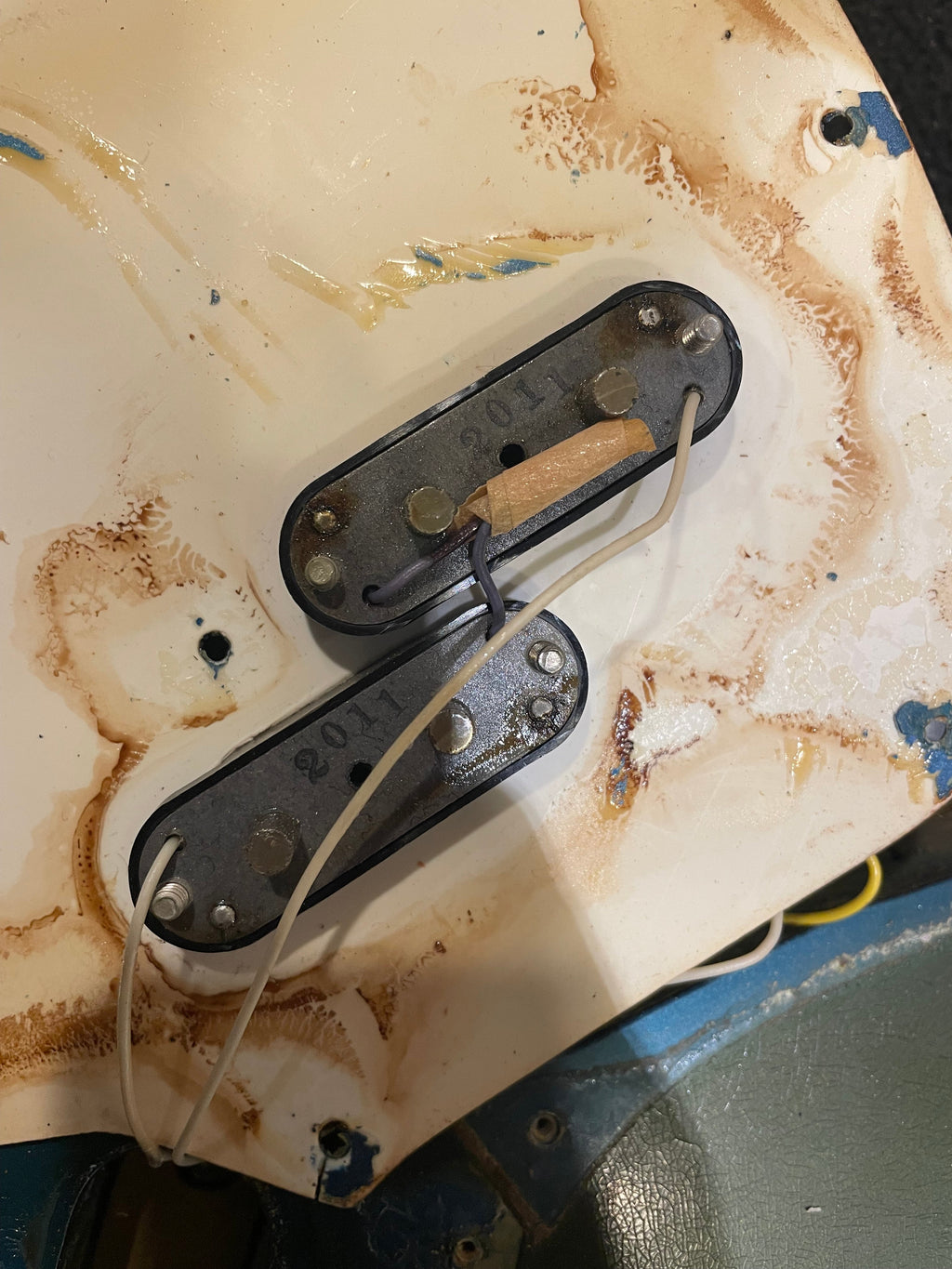 Fender Mustang Bass Competition Blue 1971 - View 13 | MusicMarket