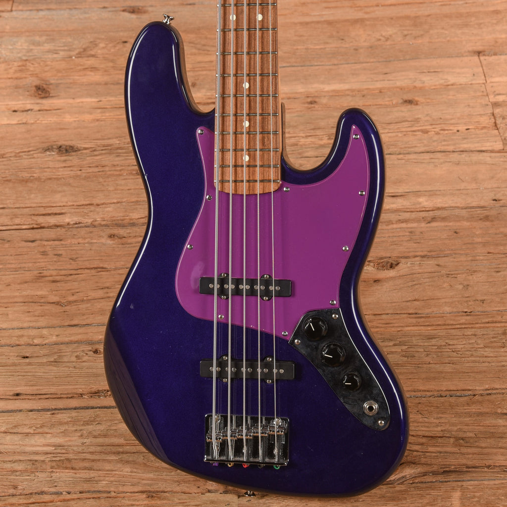 Fender Standard Jazz Bass V Midnight Blue 2020 - View 2 | MusicMarket