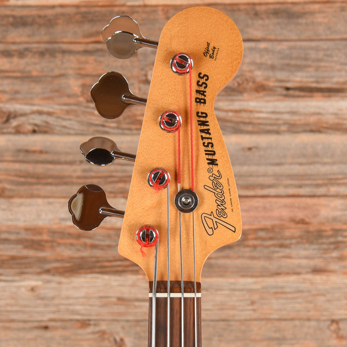 Fender Vintera II 70s Competition Mustang Bass Competition Burgundy 2023 - View 6 | MusicMarket