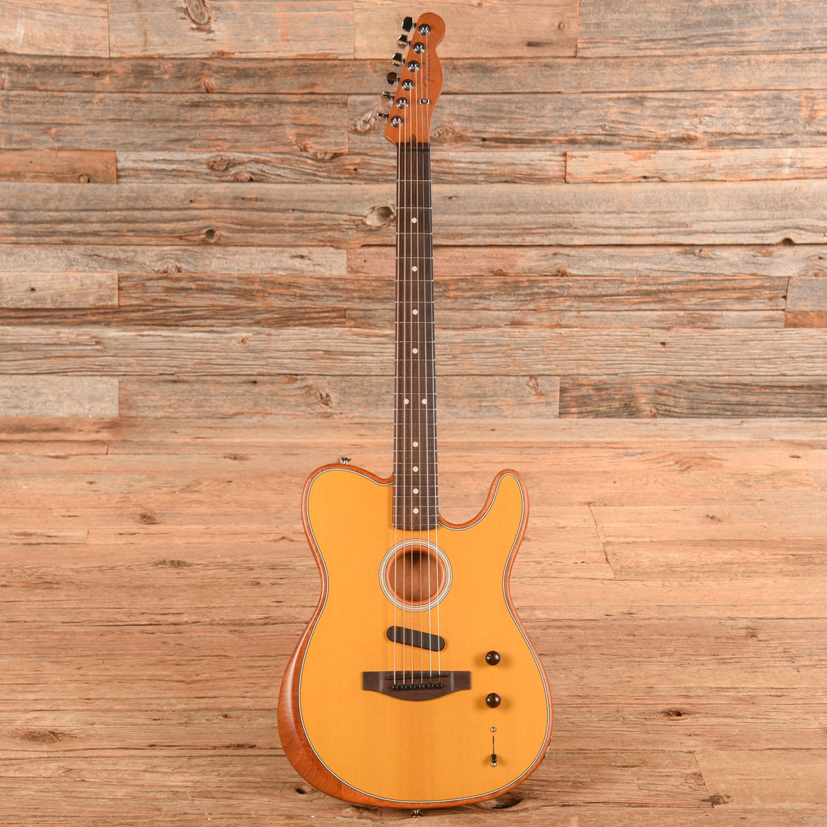 Fender Acoustasonic Player Telecaster Natural 2021 - View 4 | MusicMarket