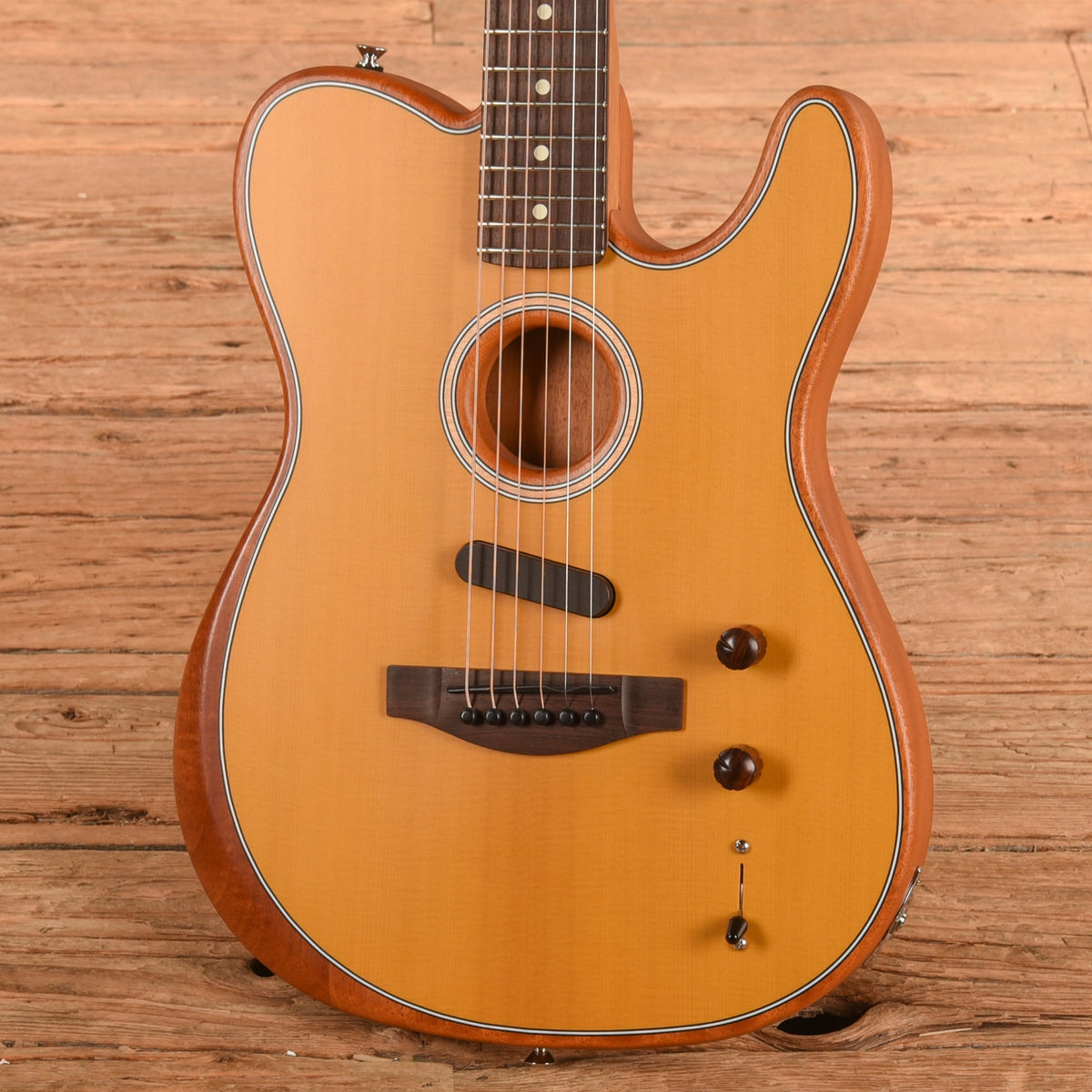Fender Acoustasonic Player Telecaster Natural 2021 - View 2 | MusicMarket