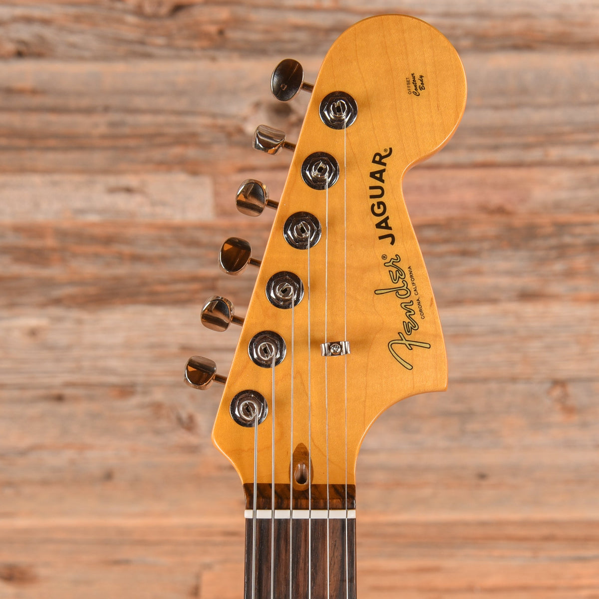 Fender American Professional Classic Jaguar Faded Firemist Gold 2025 - View 6 | MusicMarket