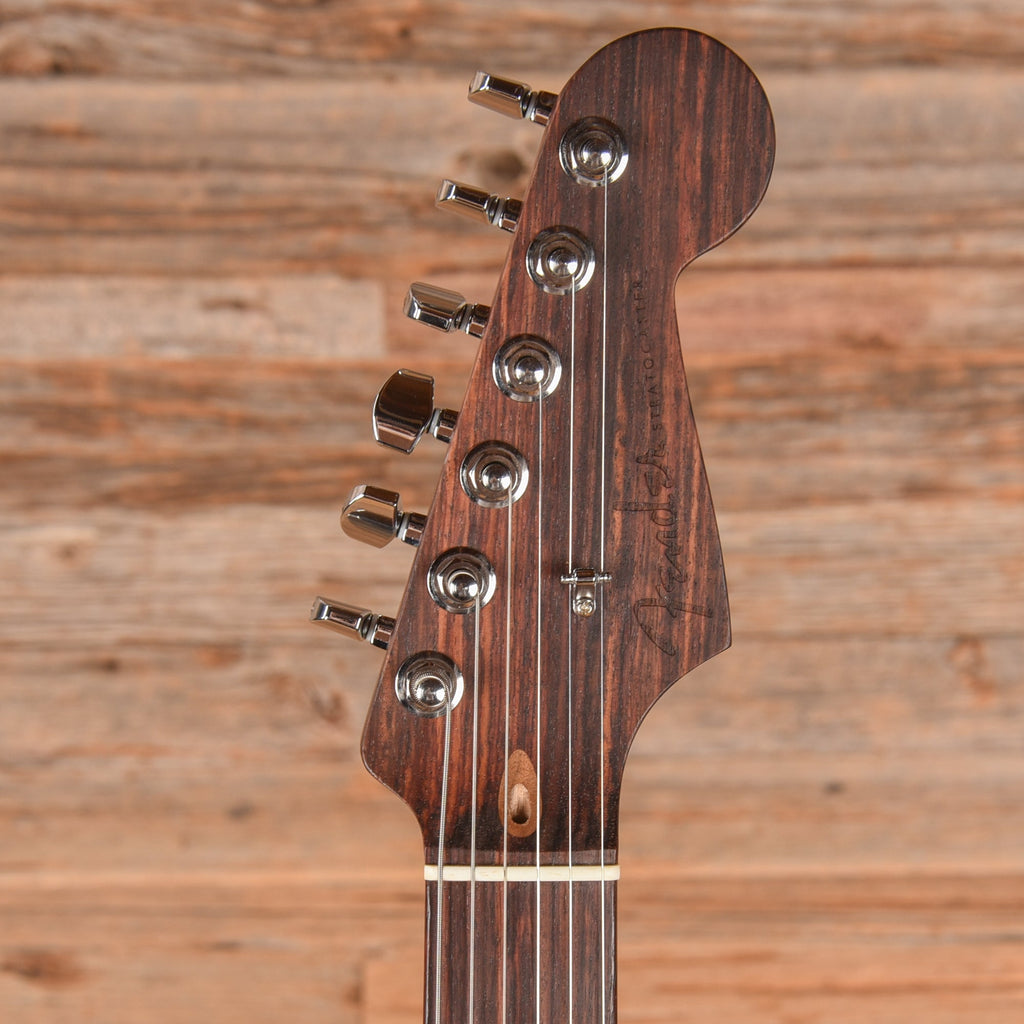 Fender Limited Edition American Professional Stratocaster w/Solid Rosewood Neck Daphne Blue 2017 - View 6 | MusicMarket
