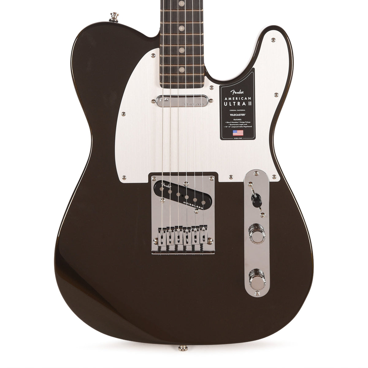 Fender American Ultra II Telecaster Texas Tea - View 2 | MusicMarket