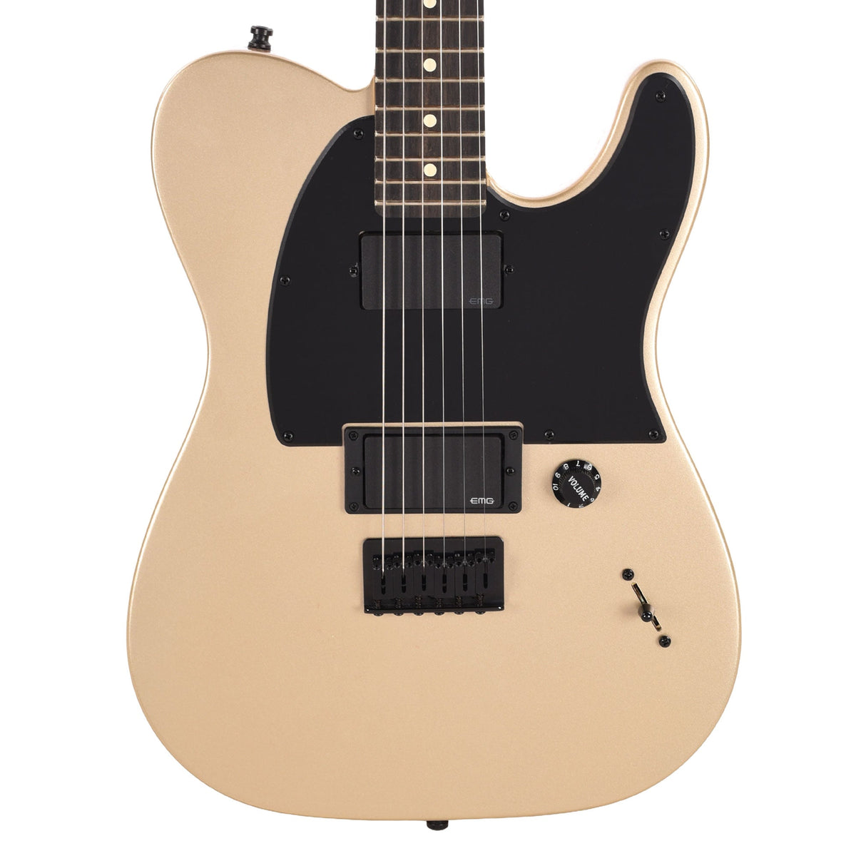 Fender Artist Series Jim Root Telecaster Shoreline Gold w/Black Tweed - View 2 | MusicMarket