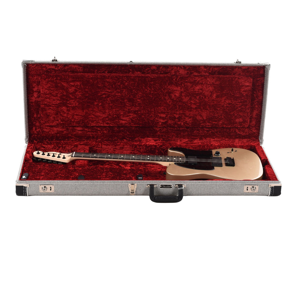 Fender Artist Series Jim Root Telecaster Shoreline Gold w/Black Tweed - View 8 | MusicMarket