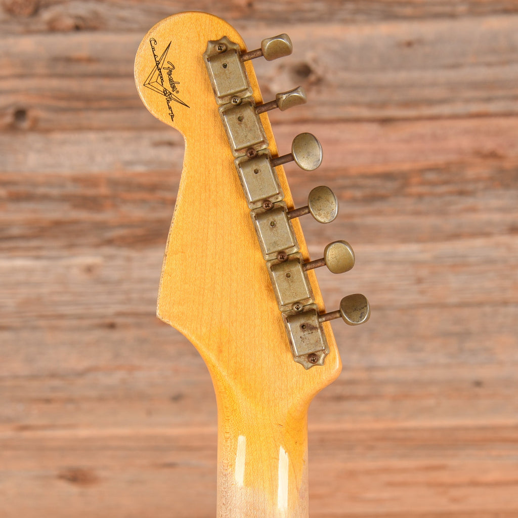 Fender Custom Shop '60 Stratocater Heavy Relic White over Sunburst 2013 - View 7 | MusicMarket