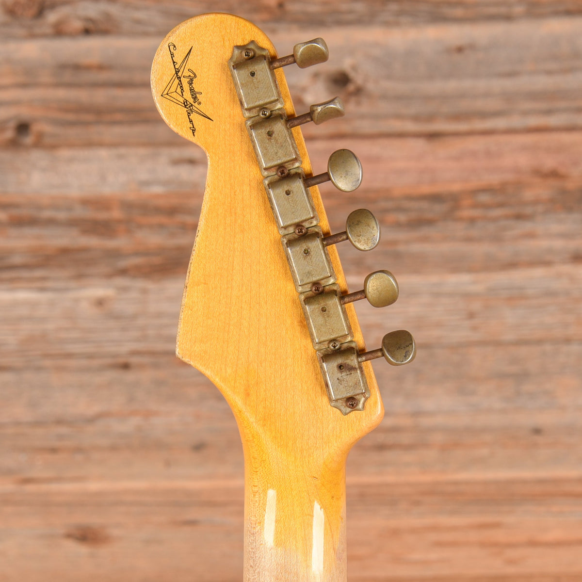 Fender Custom Shop '60 Stratocater Heavy Relic White over Sunburst 2013 - View 7 | MusicMarket