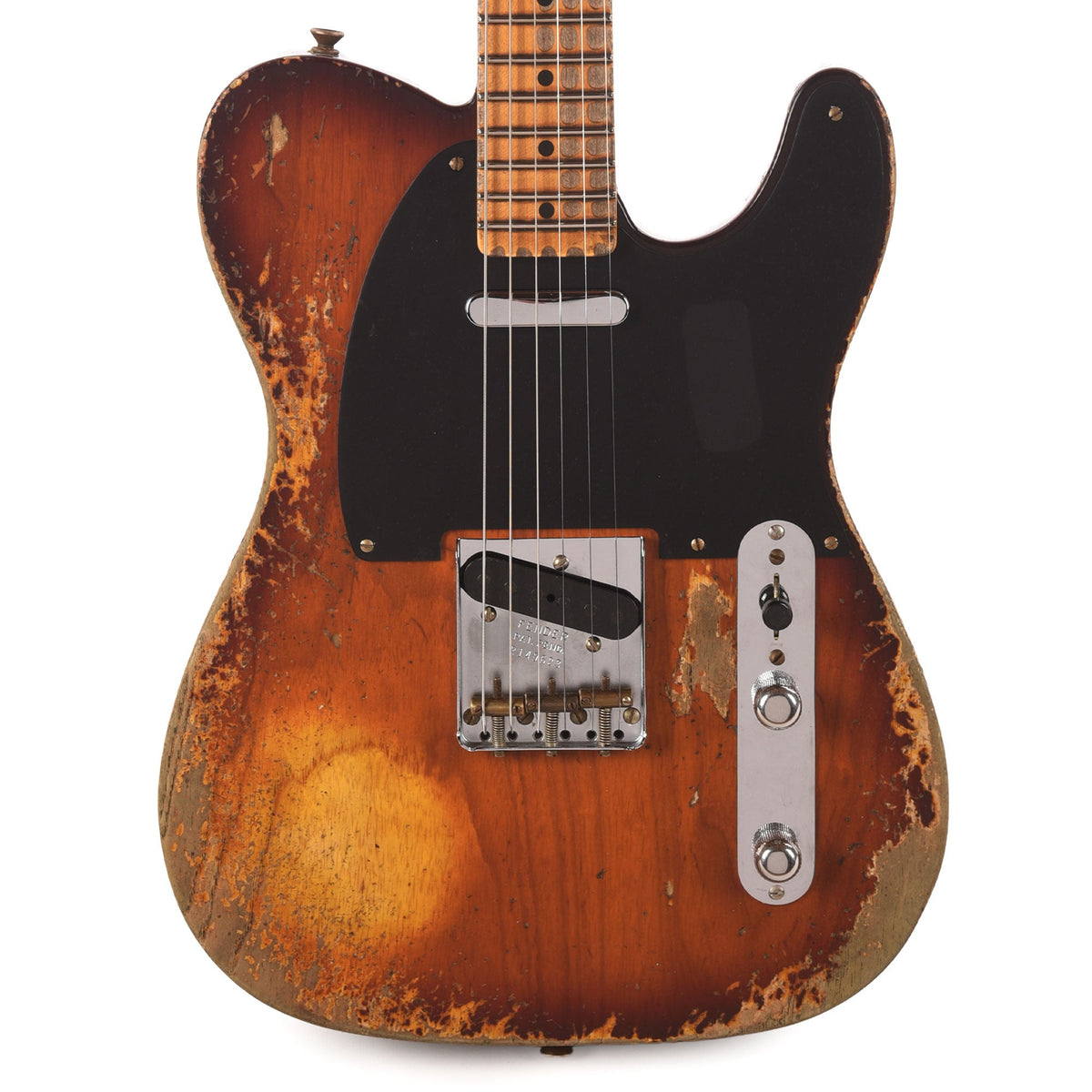 Fender Custom Shop 1952 Telecaster Faded Violin Burst Super Heavy Relic w/Hand-Wound '50/'51 Blackguard Pickups -