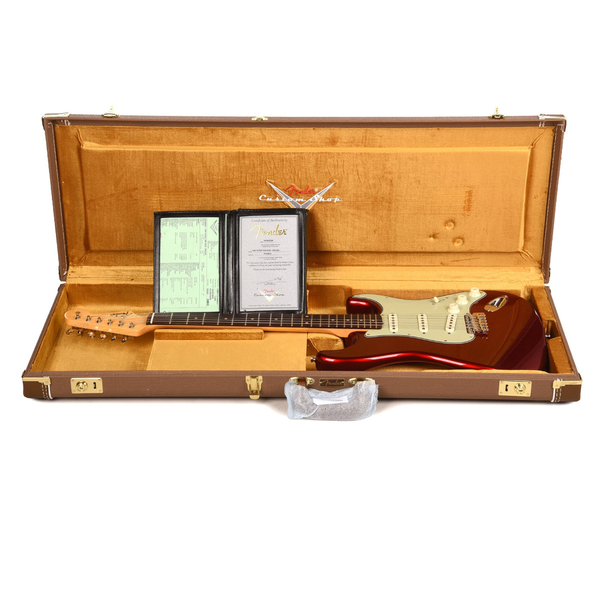 Fender Custom Shop 1960 Stratocaster "Chicago Special" NOS Super Dirty Candy Apple Red - View 8 | MusicMarket