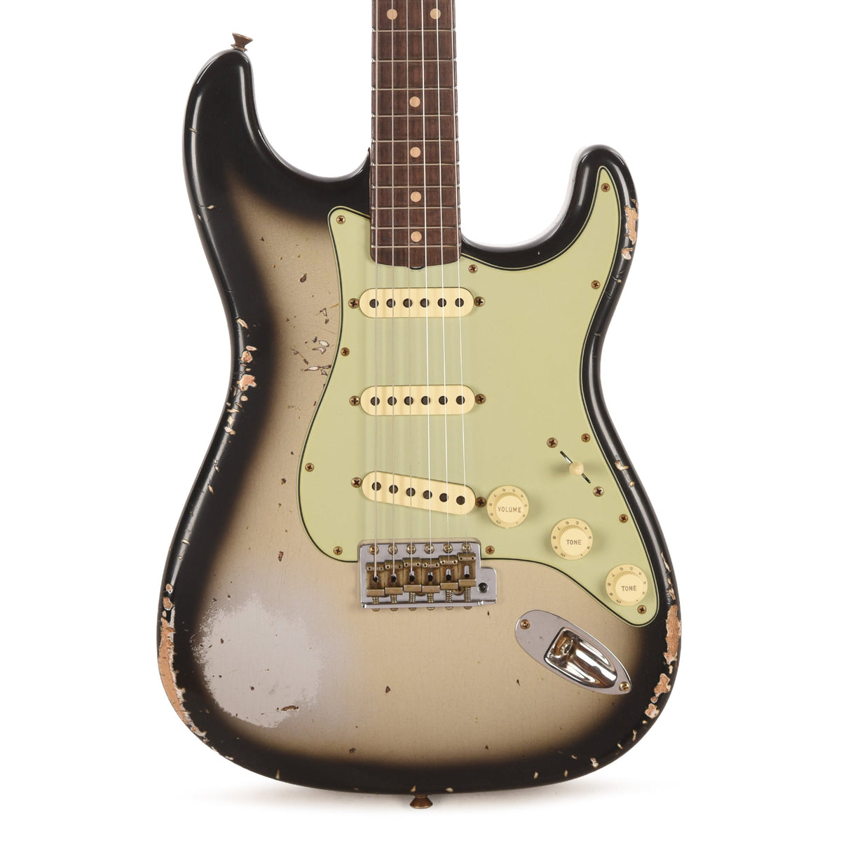 Fender Custom Shop 1960 Stratocaster Journeyman Relic Aged Silverburst - View 2 | MusicMarket