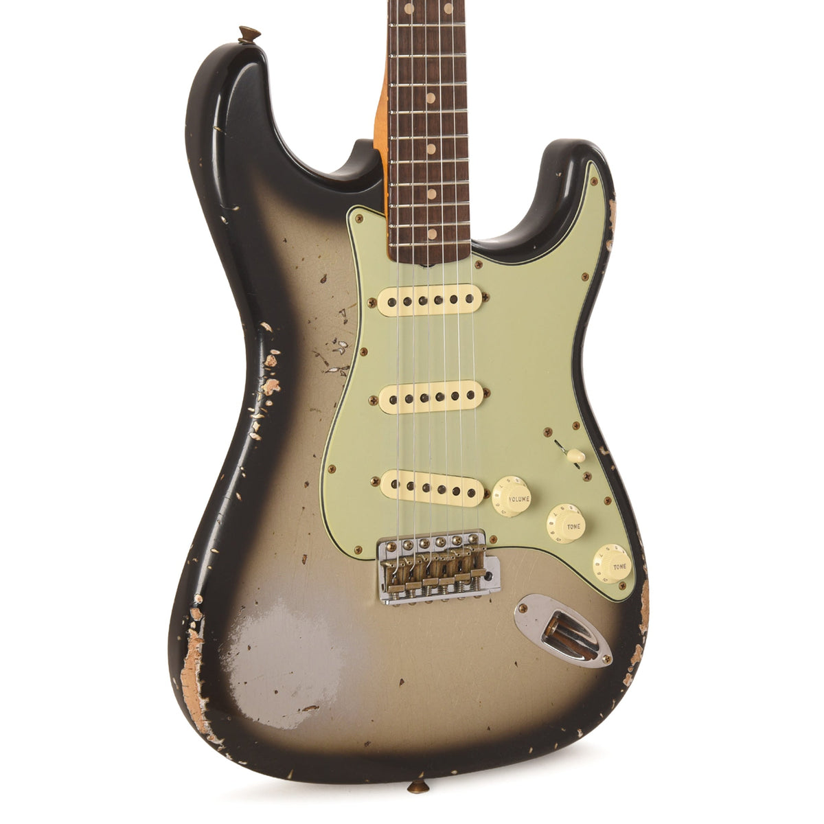Fender Custom Shop 1960 Stratocaster Journeyman Relic Aged Silverburst - MusicMarket