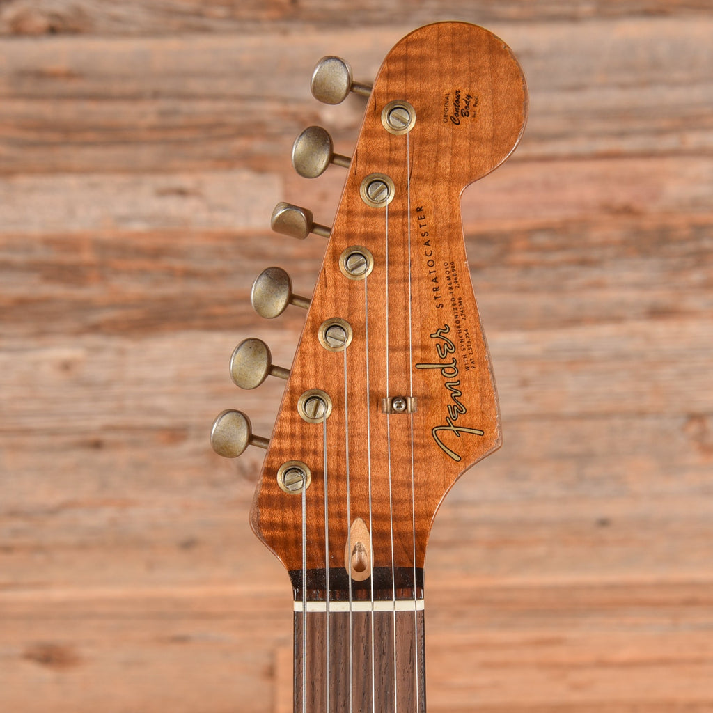 Fender Custom Shop 1963 Stratocaster Heavy Relic HH Chartreuse Sparkle 2024 - View 6 | MusicMarket