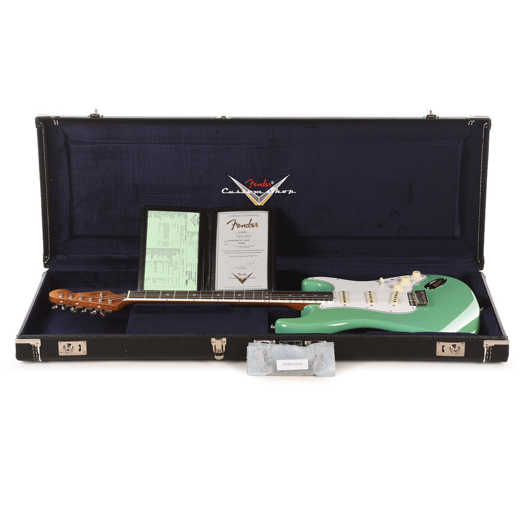 Fender Custom Shop 1965 Stratocaster "Chicago Special" Time Capsule Super Aged Sea Foam Green - View 8 | MusicMarket